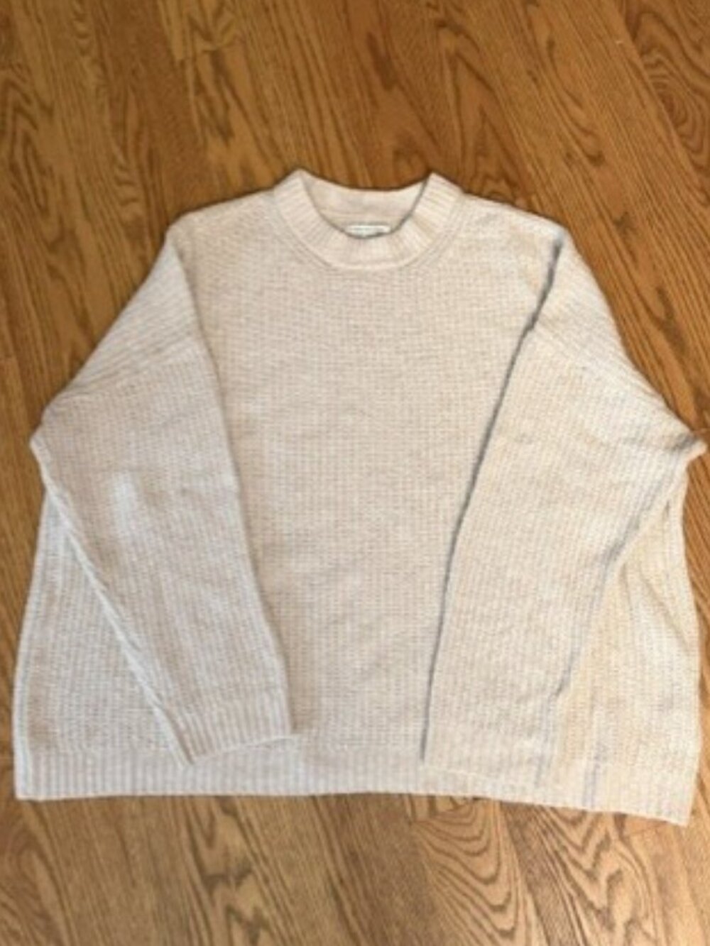 American Eagle Cream Fall Sweater | Large